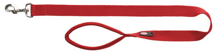 Premium Hondenriem Nylon 1 meter 25 mm Rood