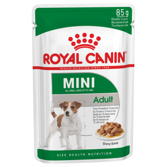 Royal Canin mini adult wet 12x85 gram det.1