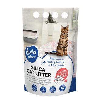 Duvo Silica citroen Kattenbakvulling 5 liter det.1