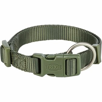 Trixie nylon hondenhalsband olijf groen