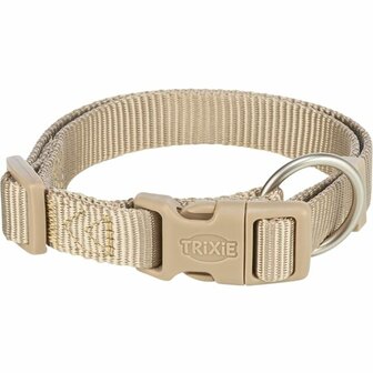 Trixie nylon hondenhalsband zand