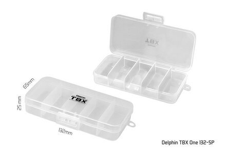  Delphin tacklebox TBX One 132-5P 13,2 x 6,5 cm