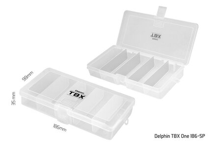  Delphin tacklebox TBX One 186-5P  18,6 x 9,8 cm