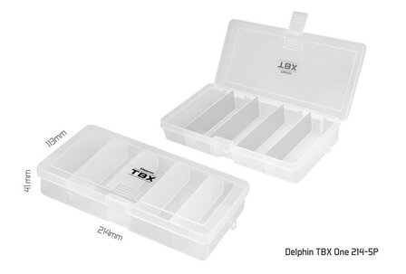  Delphin tacklebox TBX One 214-5P  21,4 x 11,3 cm