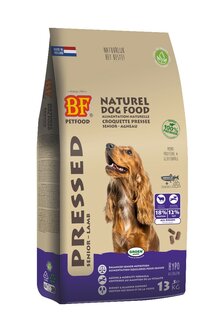 Biofood geperst senior hondenvoer 13,5kg