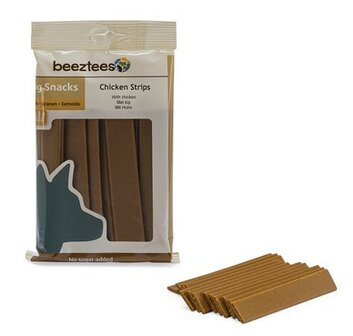 Beeztees jerkey kip strips 150 gram