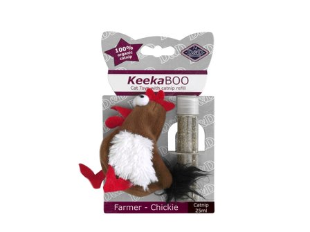 Keekaboo farmer chickie catnip