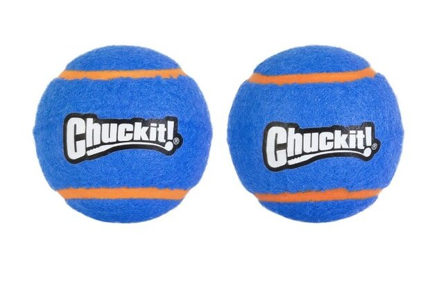 Chuckit squeaker tennisbal XL 9 cm 2 stuks det.1