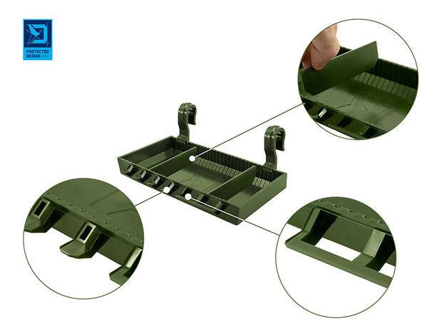 Delphin SelfPOD holder rodpod camouflage det.6