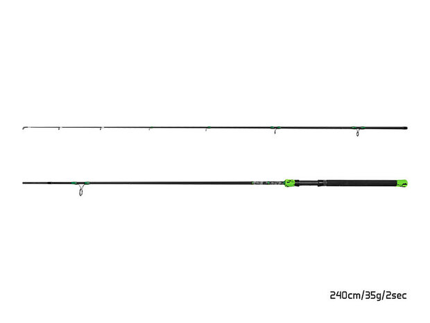 Delphin GreenCODE spinhengel hard 2,55 meter 55 gram det.5