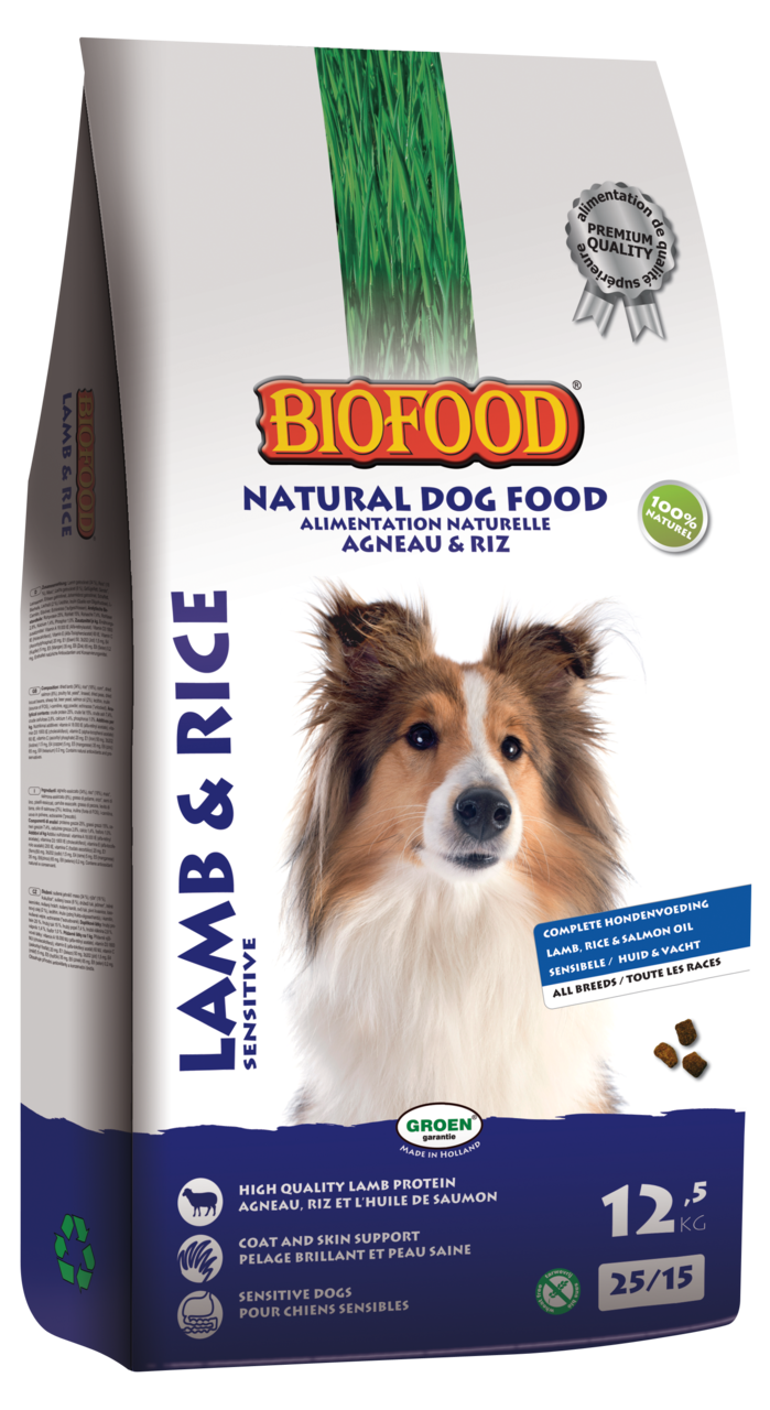 Bondgenoot cilinder terugtrekken Biofood hondenvoer Lam & Rijst 12,5 kg | vanaf 41.99 - DiboZoo