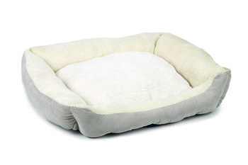 Beeztees Mogina honden- en kattenmand beige 45x37 cm