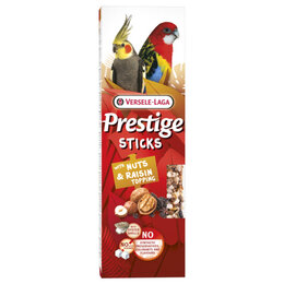 Versele Laga Groot Parkiet Prestige Sticks Noten en rozijnen 2 in 1