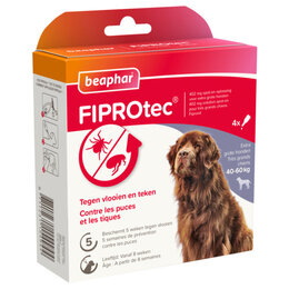 Beaphar FiproTec hond spot-on 40-60 kg  4 pipetten