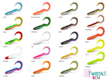 Delphin twisterstaart TwistaX 6 cm