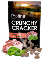 Profine crunchy cracker Lam en spinazie 150 gram